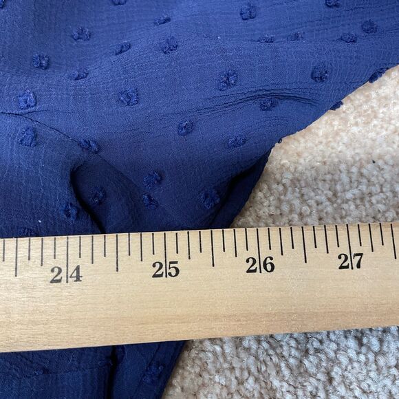 Torrid 2( 2X) Woman's Blue Long Sleeve Blouse Button Front rn# 148862 - Picture 10 of 11